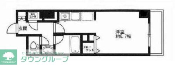 HF駒沢公園レジデンスタワーの物件間取画像